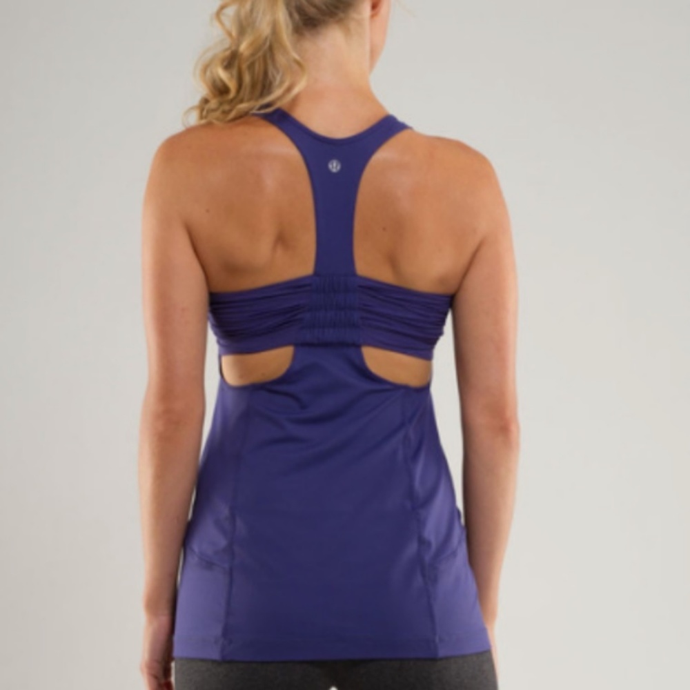 Lululemon Turbo Tank Size 4 Royalty Blue